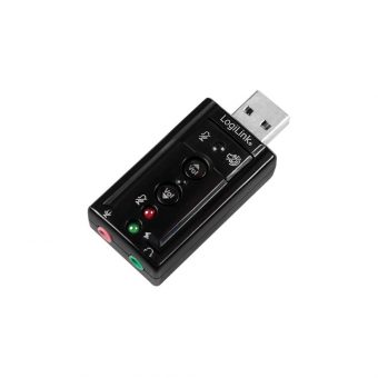 Logilink 7.1 Soundeffects USB-A Sound Card Black UA0078 - Image 3