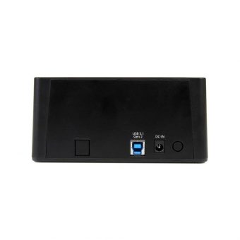Startech 2x 2.5″/3.5″ USB-A 3.1 (10Gbps)  Sata III Docking Station Black SDOCK2U313 - Image 3