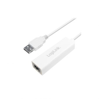 Logilink Adapter USB-A 2.0 to 10/100Mbps Ethernet Network White UA0144B - Image 3