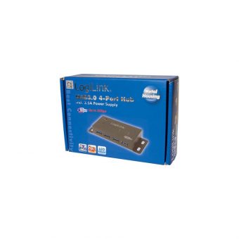 Logilink 4-Port USB 3.0 Hub 230V/3.5A Black UA0149 - Image 3