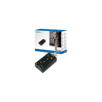 Logilink 7.1 Soundeffects USB-A Sound Card Black UA0078 - Image 4