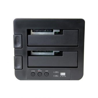 Startech 2x 2.5″/3.5″ USB-A 3.1 (10Gbps)  Sata III Docking Station Black SDOCK2U313 - Image 4