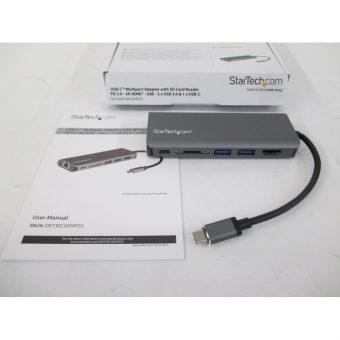 StarTech USB-C Travel Docking Station with 4K HDMI Black DKT30CSDHPD3 - Image 4