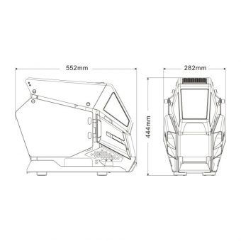 Thermaltake AH T200 Tempered Glass Mini Tower Black Edition CA-1R4-00S1WN-00 - Image 7