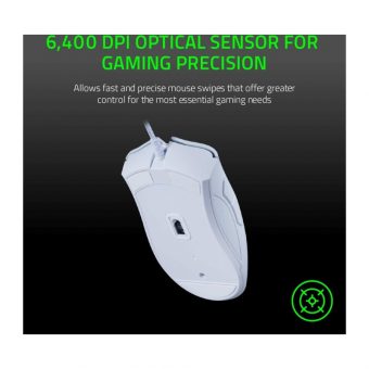 Razer Deathadder Essential White Gaming Mouse RZ01-03850200-R3M1 - Image 8