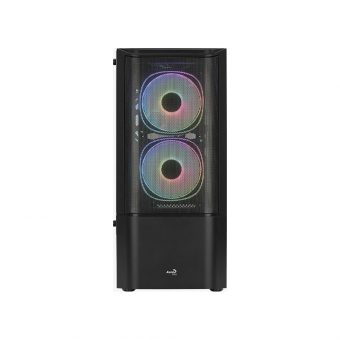 AeroCool Quantum Mesh V3 RGB Midi Tower Tempered Glass Black ACCM-PV31133.11 - Image 9