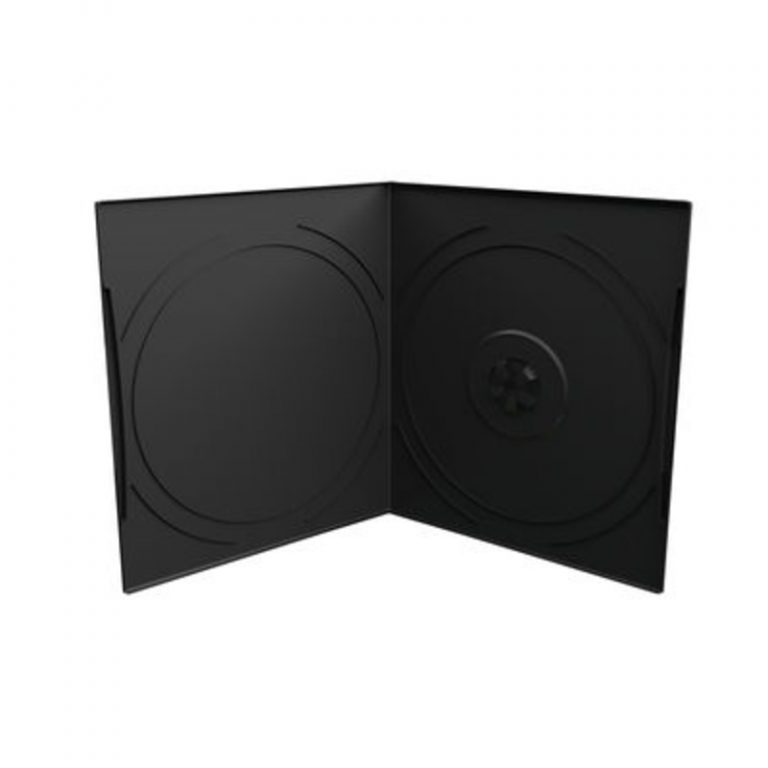 MediaRange DVD Case for 1 Disc 7mm Pocket Sized Black BOX10