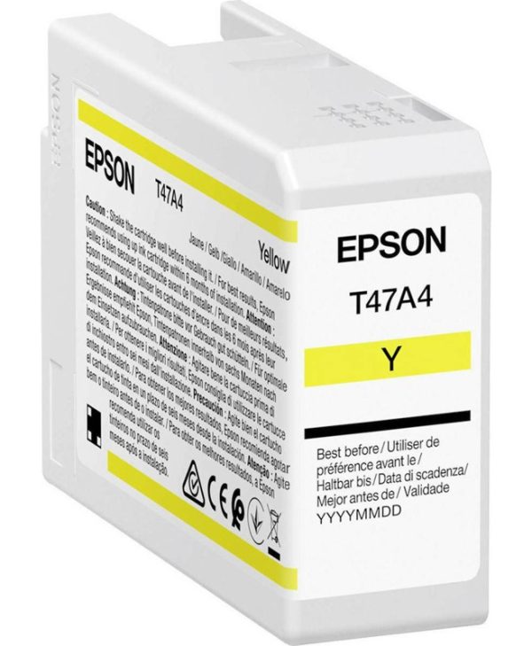 Epson T47A4 Ink Yellow Ultrachrome Pro 10 50ml C13T47A400