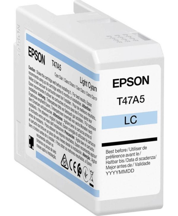 Epson T47A5 Ink Light Cyan Ultrachrome Pro 10 50ml C13T47A500