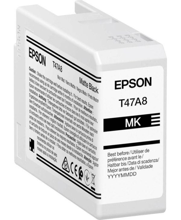 Epson T47A8 Ink Matte Black Pro 10 50ml C13T47A800