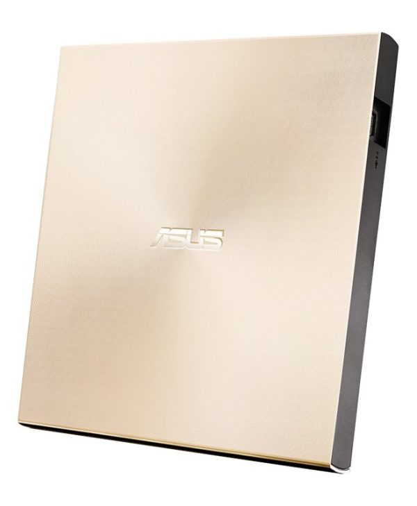 Asus ZenDrive SDRW-08U8M-U Ultra-Slim USB Type-C 2.0 Portable DVD Burner Gold 90DD0295-M29000