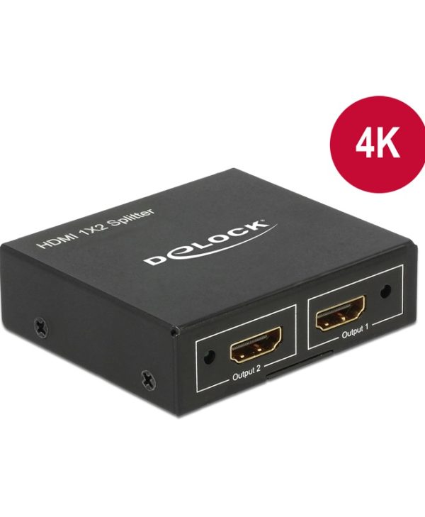 Delock Adapter HDMI To 2 x HDMI 4K 87701