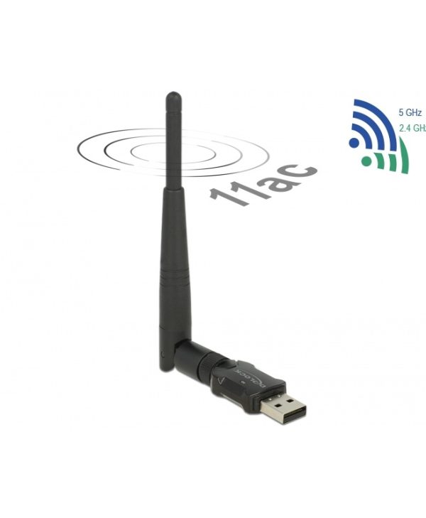 Delock Wireless Adapter Dual Band USB 2.0 12462