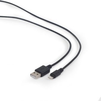 Cablexpert Cable USB 2.0 Type-A Male to Lightning 1m Black CC-USB2-AMLM-1M