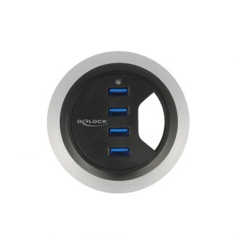 Delock In-Desk Hub 4-Port USB 3.0 62868 - Image 3