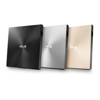 Asus ZenDrive SDRW-08U8M-U Ultra-Slim USB Type-C 2.0 Portable DVD Burner Gold 90DD0295-M29000 - Image 6