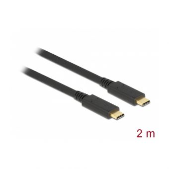 Delock USB 3.0 Type-C - USB 3.0 Type-C 2m Black 85527