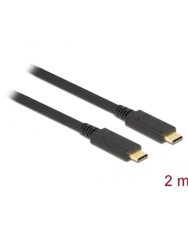 Delock USB 3.0 Type-C - USB 3.0 Type-C 2m Black 85527