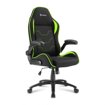 Sharkoon Shark Elbrus 1 Gaming Chair Black/Green 4044951027644 - Image 2