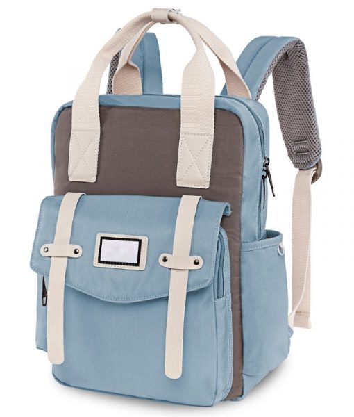 Kingslong KV14BLPL1 Vintage Series 14.14 Backpack Blue 6928521635461_1