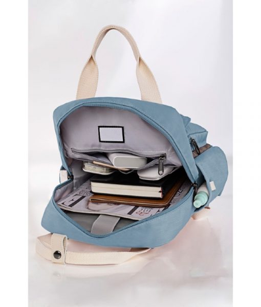 Kingslong KV14BLPL1 Vintage Series 14.14 Backpack Blue 6928521635461_4