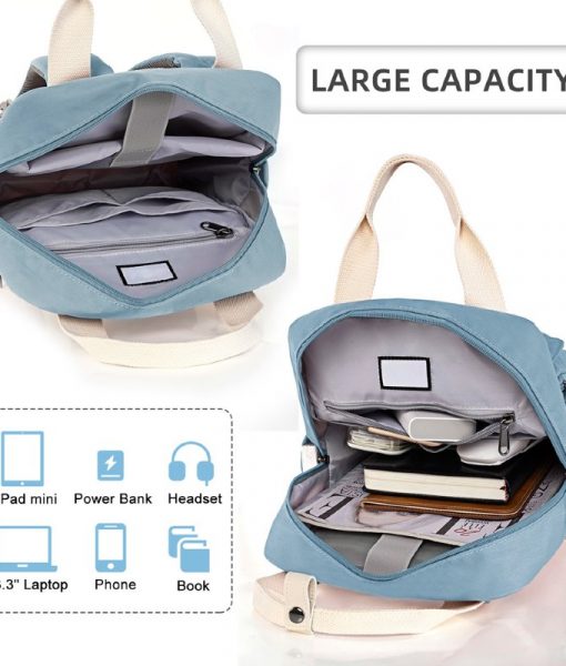 Kingslong KV14BLPL1 Vintage Series 14.14 Backpack Blue 6928521635461_6