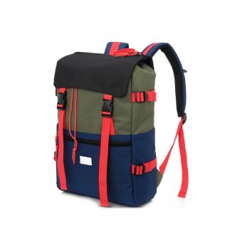 Kingslong KV15GNBLPL1 Vintage Series 15.6" Backpack Green/Blue 8760134200012 - Image 2