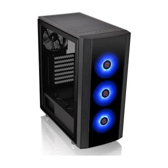 Thermaltake Versa J25 TG RGB Midi Tower Tempered Glass Black CA-1L8-00M1WN-01 - Image 11