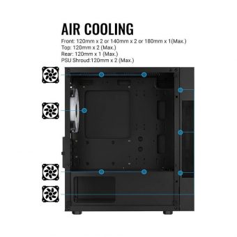 Aerocool Atomic Lite V1 RGB Mini Tower Tempered Glass ACCS-PV33023.11 - Image 17