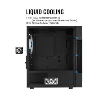 Aerocool Atomic Lite V1 RGB Mini Tower Tempered Glass ACCS-PV33023.11 - Image 19