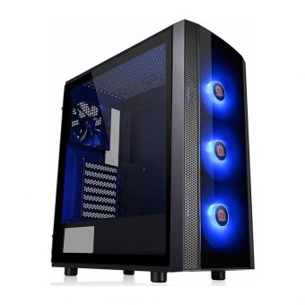 Thermaltake Versa J25 TG RGB Midi Tower Tempered Glass Black CA-1L8-00M1WN-01 - Image 2