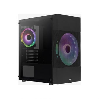 Aerocool Atomic Lite V1 RGB Mini Tower Tempered Glass ACCS-PV33023.11 - Image 2