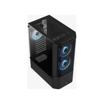 AeroCool Quantum V3 RGB Midi Tower Tempered Glass Black ACCM-PV30133.11 - Image 3