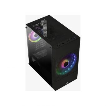 Aerocool Atomic Lite V1 RGB Mini Tower Tempered Glass ACCS-PV33023.11 - Image 4