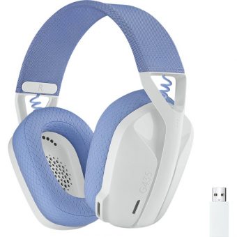 Logitech G435 Lightspeed Wireless Gaming Headset White/Lilac 981-001074 - Image 6