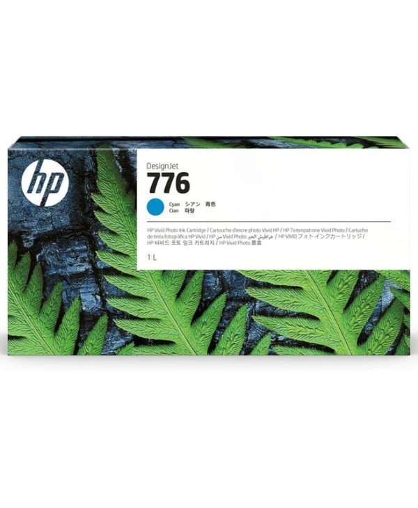 HP 776 1Lt Cyan Ink Cartridge 1XB09A