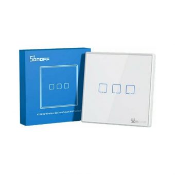 Sonoff T2EU3C-RF Sticky Wireless Smart Wall Switch 3-Channel M0802030011