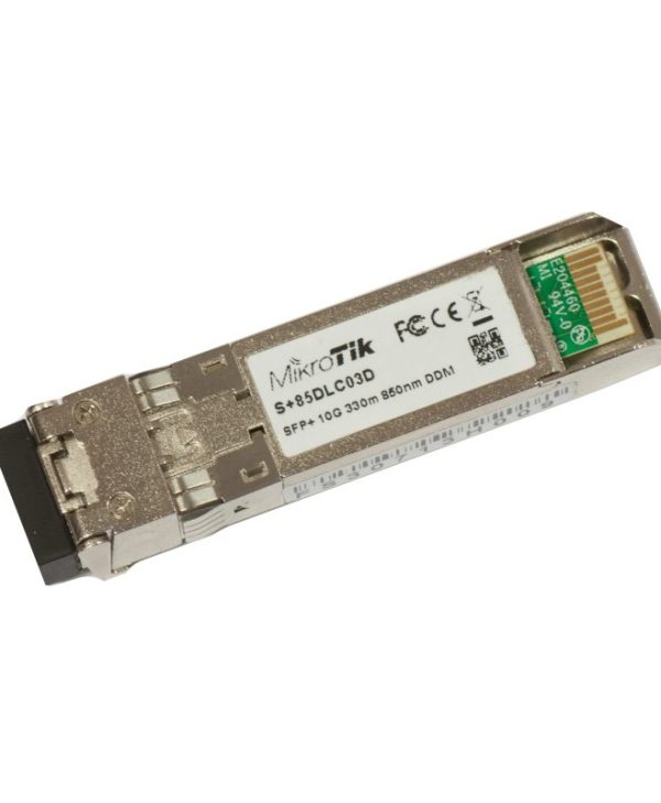 MikroTik LAN-Transceiver LC-Duplex MM 300m SFP+ S+85DLC03D