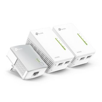 TP-Link AV600 Powerline Wi-Fi 3-Pack Kit TL-WPA4220 TKIT v5