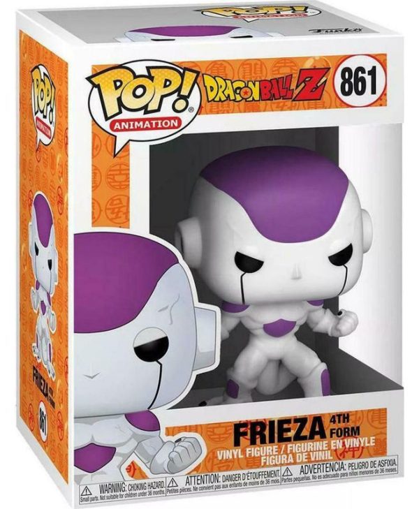 Funko POP! Animation: Dragon Ball Z S8 - Frieza 4th Form #861 Vinyl Figure 889698486019