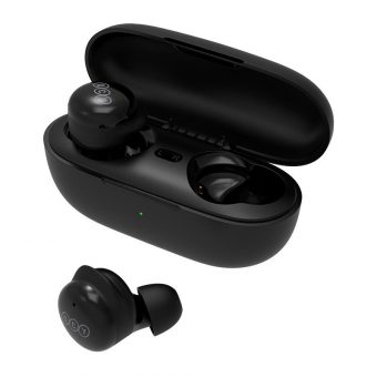 QCY T17 TWS Dynamic Driver Noise Cancel Black Earbuds 6957141407028