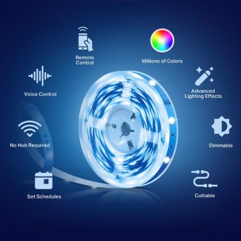 TP-Link Smart Wi-Fi Light Strip Tapo L900-5 - Image 3