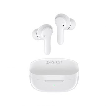 QCY T13 TWS Dual Dynamic Driver 4-Mic Noise Cancel White Earbuds Quick Charge 6957141406786 - Image 4