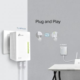TP-Link AV600 Powerline Wi-Fi 3-Pack Kit TL-WPA4220 TKIT v5 - Image 5