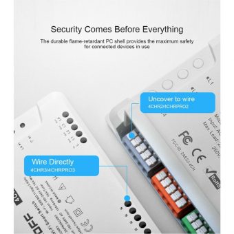 Sonoff 4CHR3 Wi-Fi Wireless Smart Switch M0802010003 - Image 5