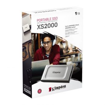Kingston XS2000 1TB USB-C 3.2 Portable SSD Silver SXS2000/1000G - Image 6