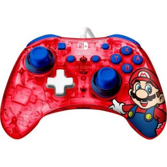 PDP Rock Cand Mario Punch Edition Wired Controller For Nintendo Switch 500-181-EU-MAR