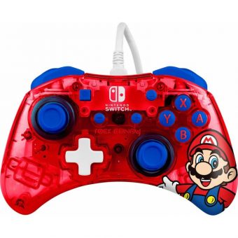 PDP Rock Cand Mario Punch Edition Wired Controller For Nintendo Switch 500-181-EU-MAR - Image 2