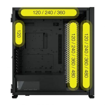 Corsair 7000D Airflow Full Tower Tempered Glass White CC-9011219-WW - Image 12