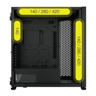 Corsair 7000D Airflow Full Tower Tempered Glass White CC-9011219-WW - Image 13